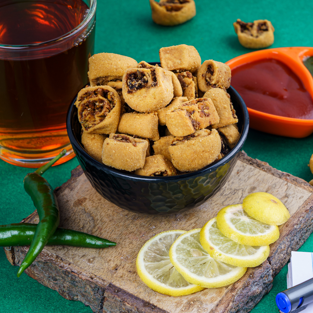 Light and Crispy Bhakarwadi | Contains Gram Flour - Source of Protein